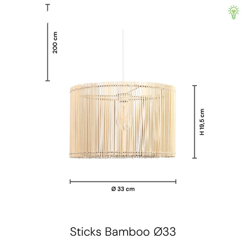 Sticks Bamboo Pendel Ø33