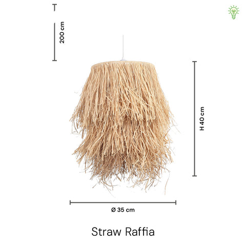 Straw Raffia Pendel
