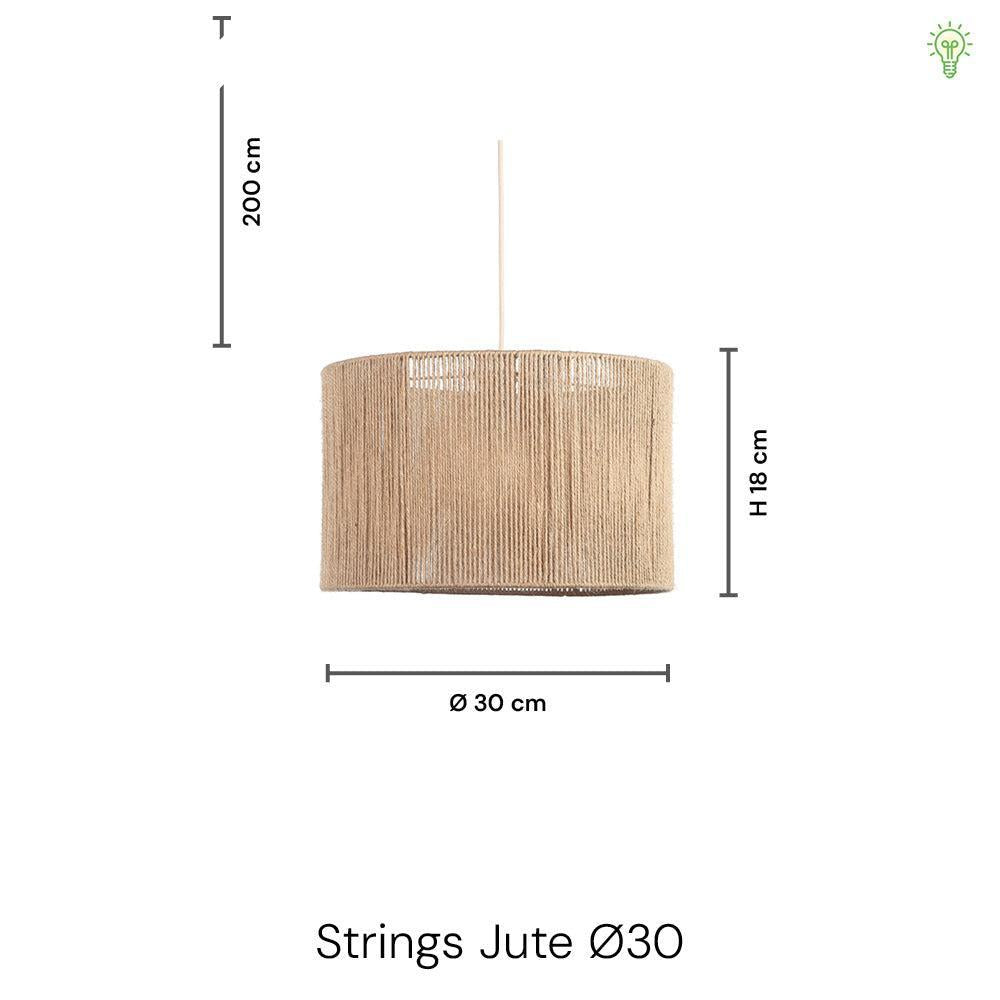 Strängar jutehänge Ø30