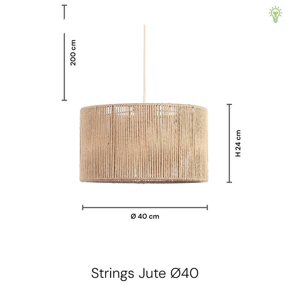 Strängar jutehänge Ø40