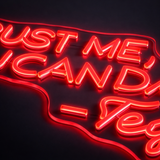 Trust Me You Can Dance Neon Væglampe Rød