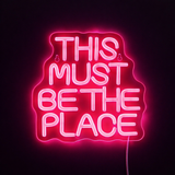 Detta måste vara platsen Neon vägglampa