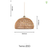 Twine Pendel Ø30