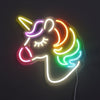 Unicorn Neon Væglampe