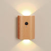 Erb Trådløs Væglampe Lyst Birketræ