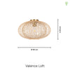 Valence Loftlampe Ø46