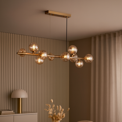 Valencia Langbordspendel Messing/Amber-Nordic Seasons-OutletLamper.dk