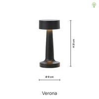 Verona LED Trådlös Bordslampa Mässing