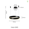 Vision Pendel Ø40 Sort