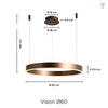 Vision Pendel Ø60 Kobber
