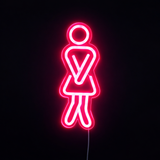 WC Woman Neon Væglampe