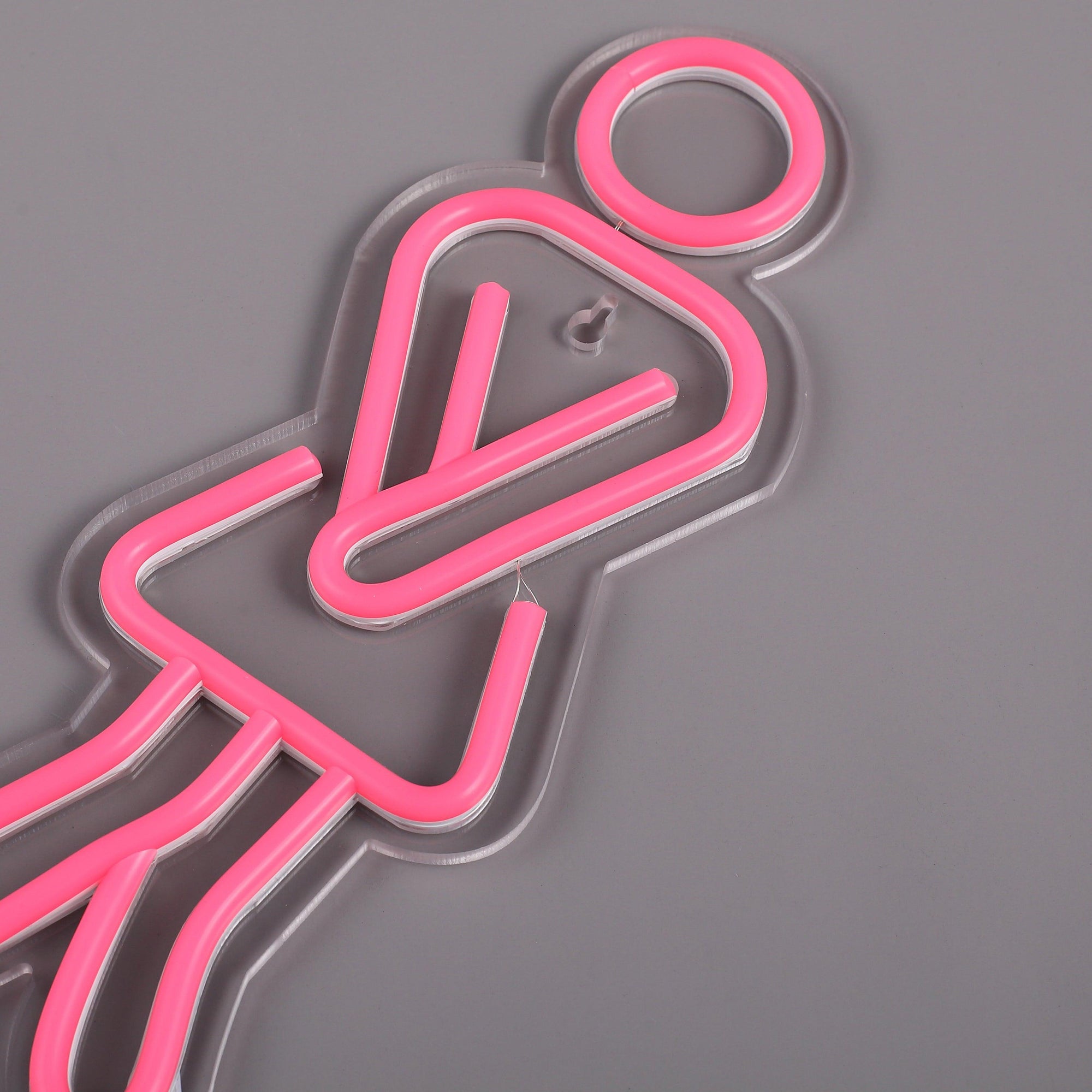 WC Woman Neon Væglampe-Lightish-OutletLamper.dk
