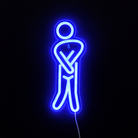 WC Man Neon Væglampe
