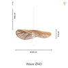 Wave Pendel Ø40