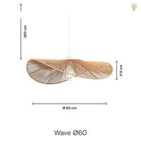 Wave Pendel Ø60