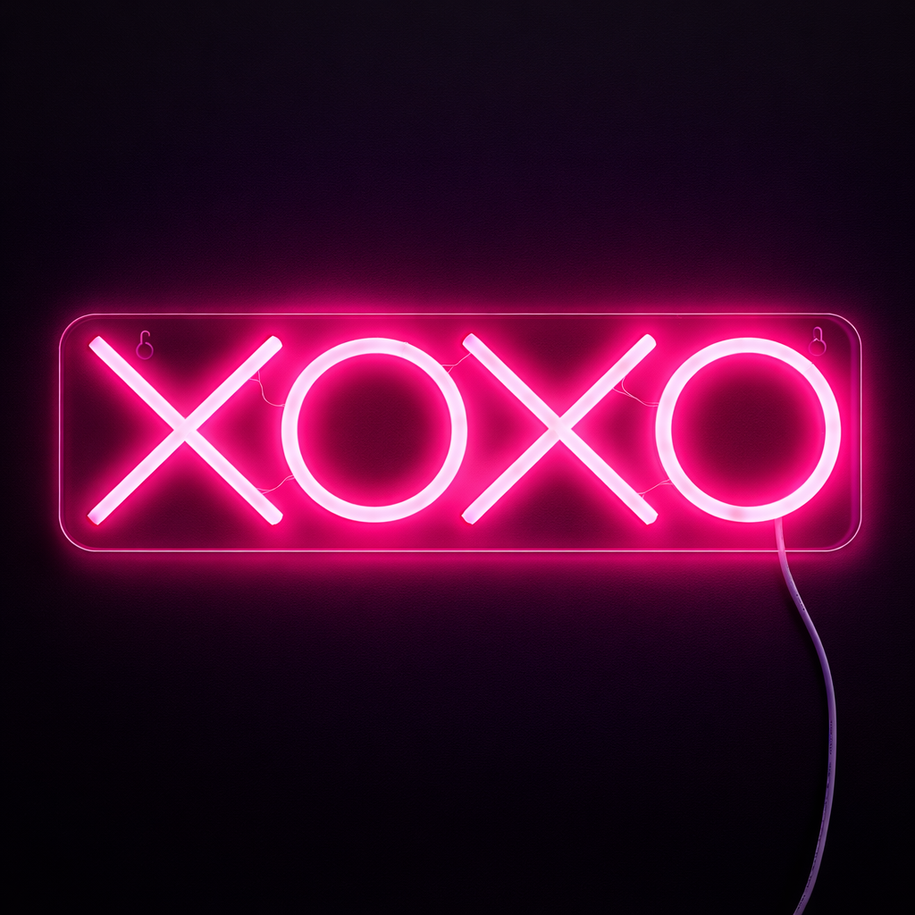 XOXO Neon vägglampa