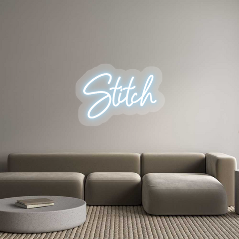 Custom Neon: Stitch-OutletLamper.dk-OutletLamper.dk