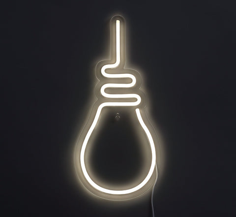 Lightish Bulb Neon Vägglampa Varm Vit