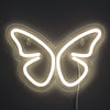 Butterfly Neon Væglampe Varm Hvid