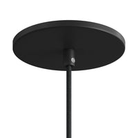 Roset Til 1 Lampe Ø12 Mat Sort Smal-Creative Cables-OutletLamper.dk