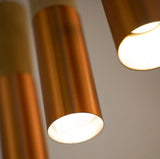 Creative Cables Tube Pendel Kobber/Wood