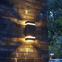 Dawn Square Udendørs LED Sort