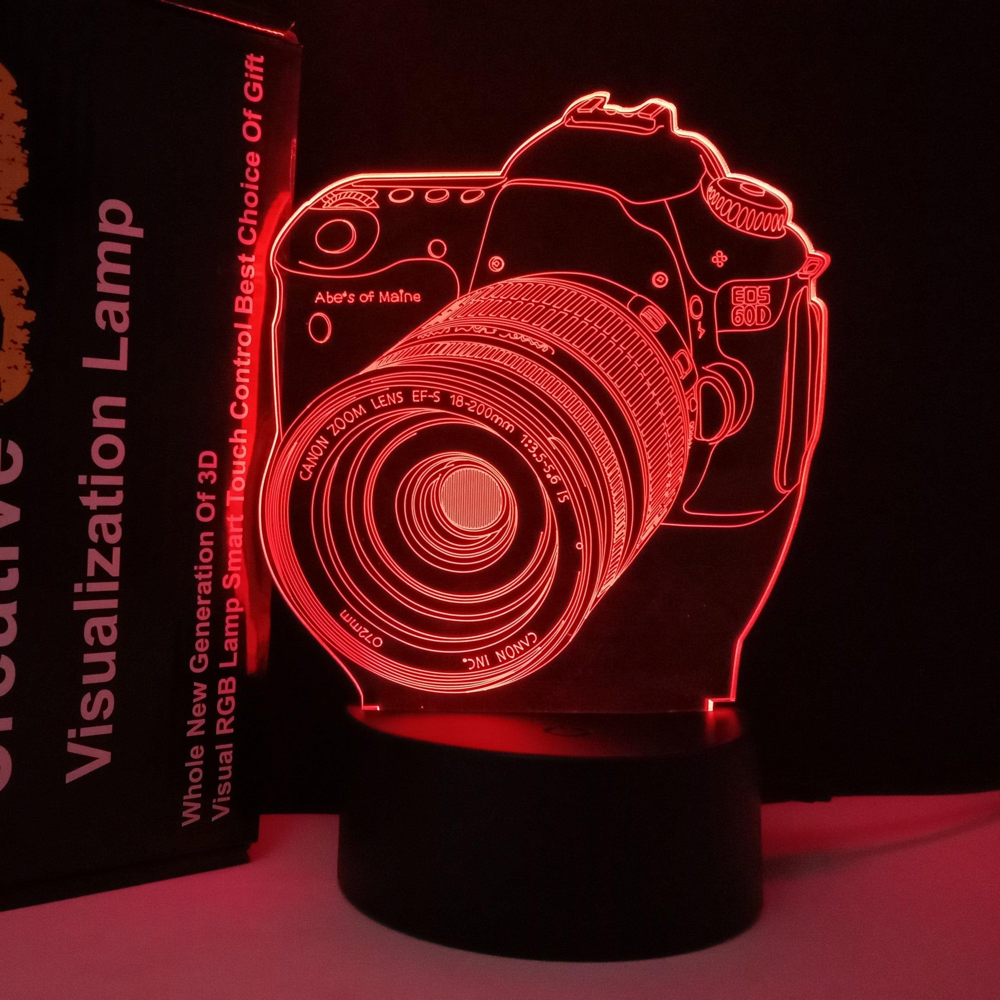 Camera 3D Bordlampe