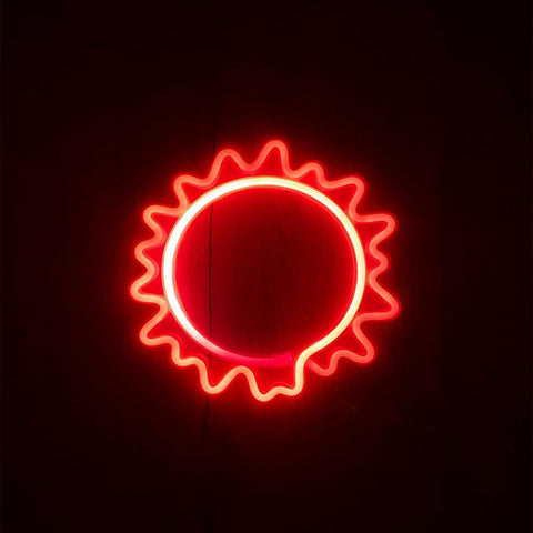 Lightish Soleil Neon Vägglampa Röd