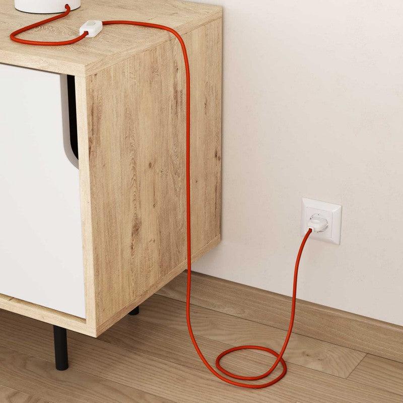 Stofledning Viskose Orange