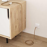 Stofledning Viskose Jute/Kobber