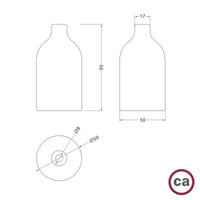 E27 Fatnings Kit i Træ Mørk