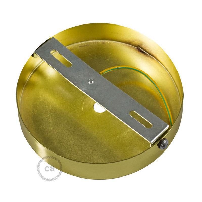 Roset til 1 Lampe m. 7cm Stilk Messing
