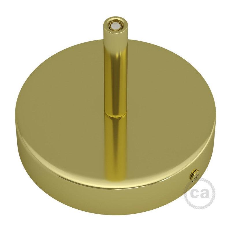 Roset til 1 Lampe m. 7cm Stilk Messing