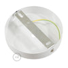 Roset til 1 Lampe m. 7cm Stilk Hvid