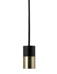Nielsen Light P8 Fatningssæt Sort/Messing