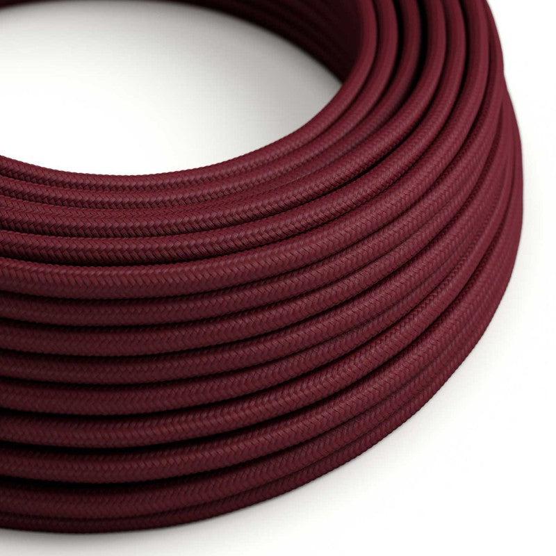 Stofledning Viskose Bordeaux