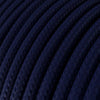 Stofledning Viskose Mørkeblå